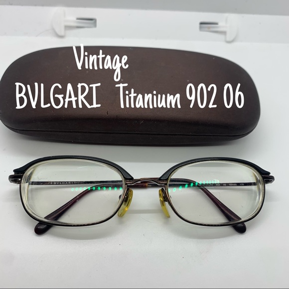 BVLGARI titanium eyeglass frames - Picture 1 of 9